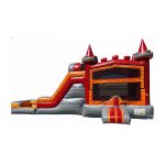 Combo Roky Gray Wet rental, Springfield TN party rentals, bounce house with slide Springfield, wet combo unit rental, kids party rentals Springfield, inflatable slide rental, GPRiS combo unit, party rental equipment Springfield, bounce house rentals TN